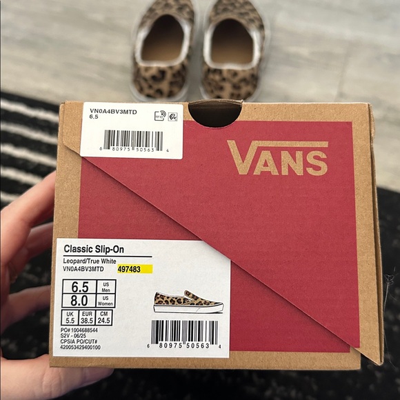 Vans Leopard Slip-On Shoes - Picture 8 of 8